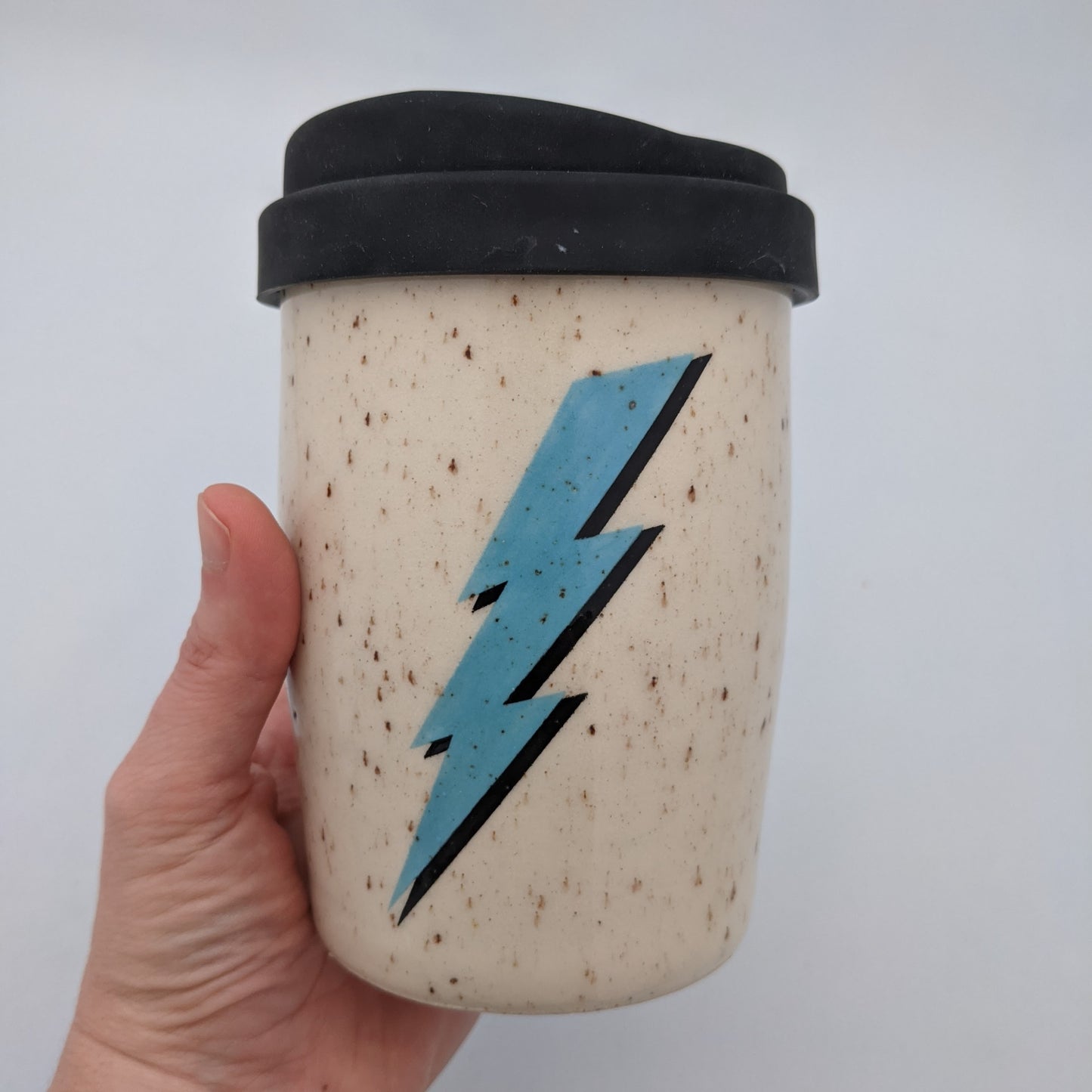 Big Lightning Bolt Travel Mug