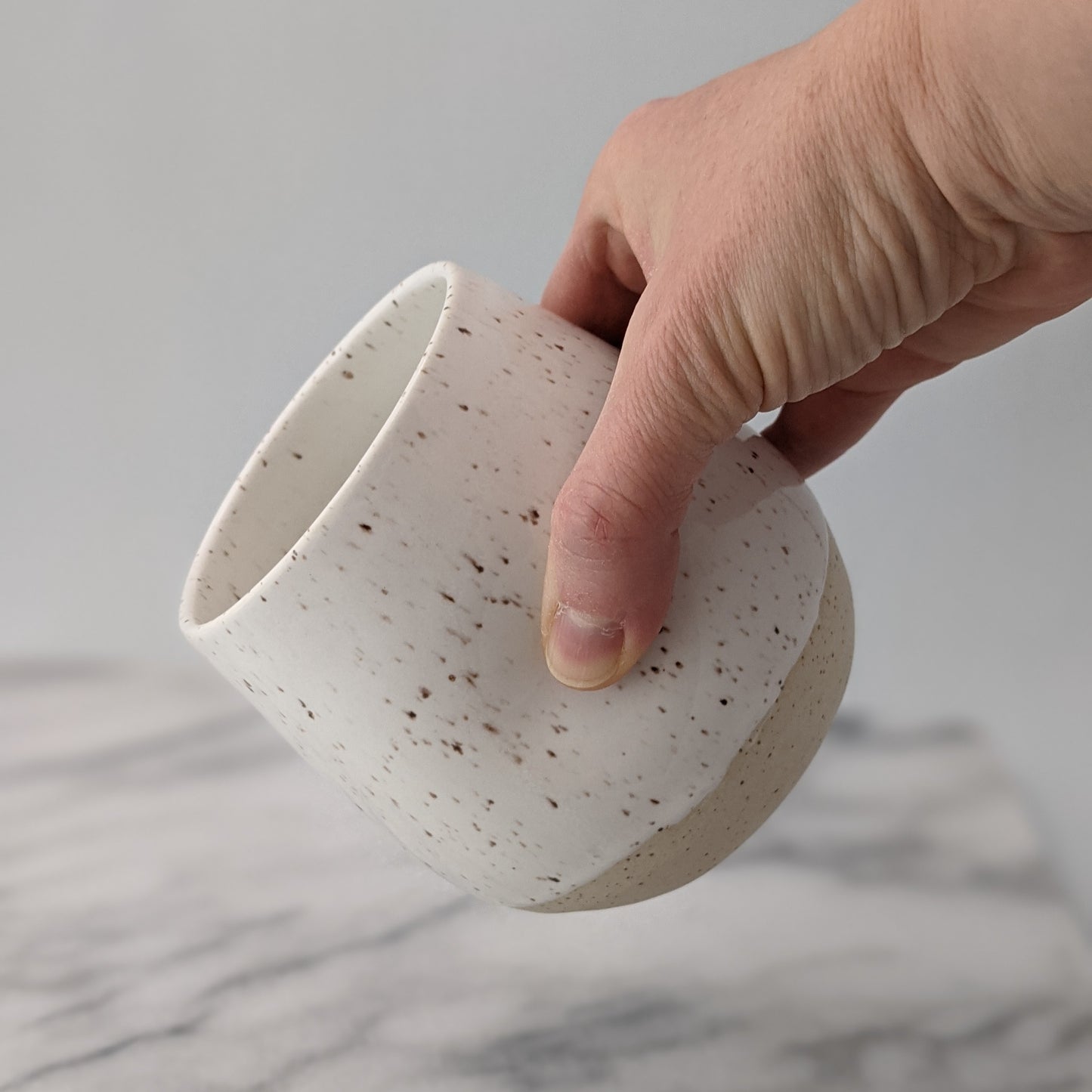 Dimple Cup Ceramic Mug