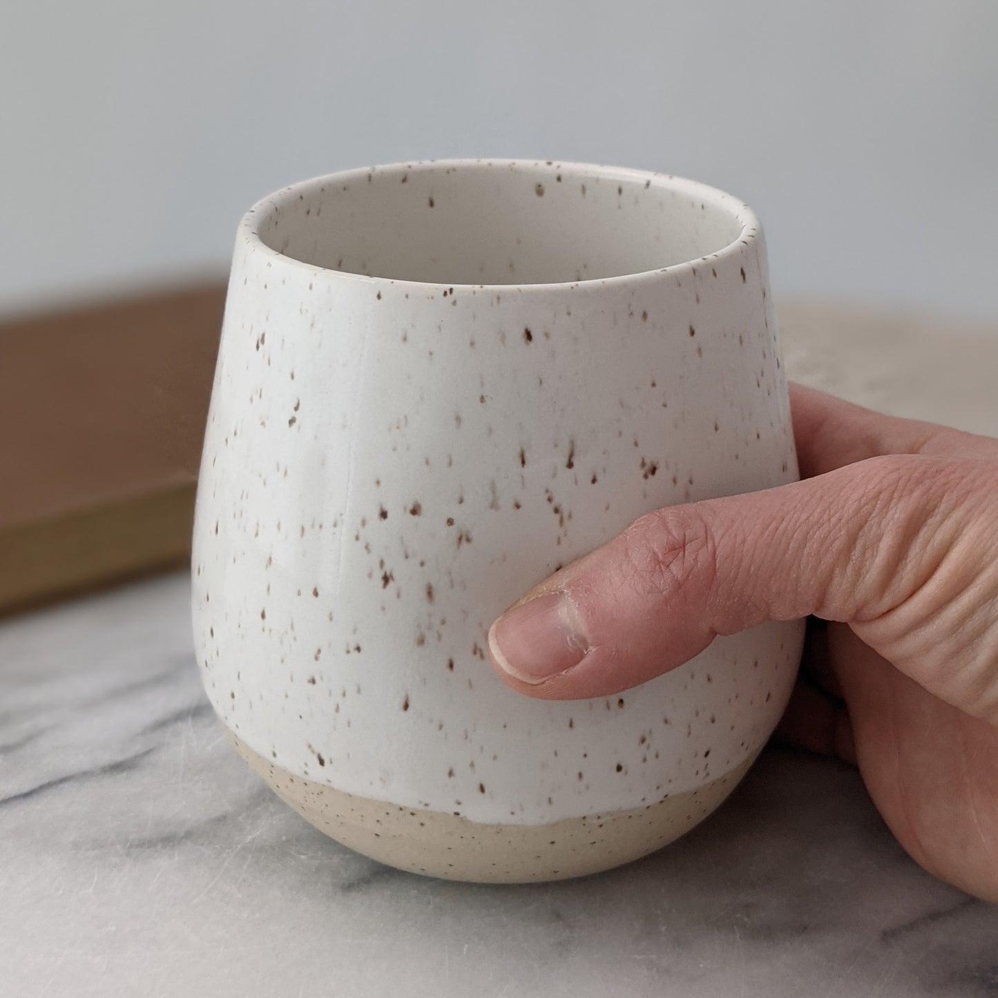 Dimple Cup Ceramic Mug