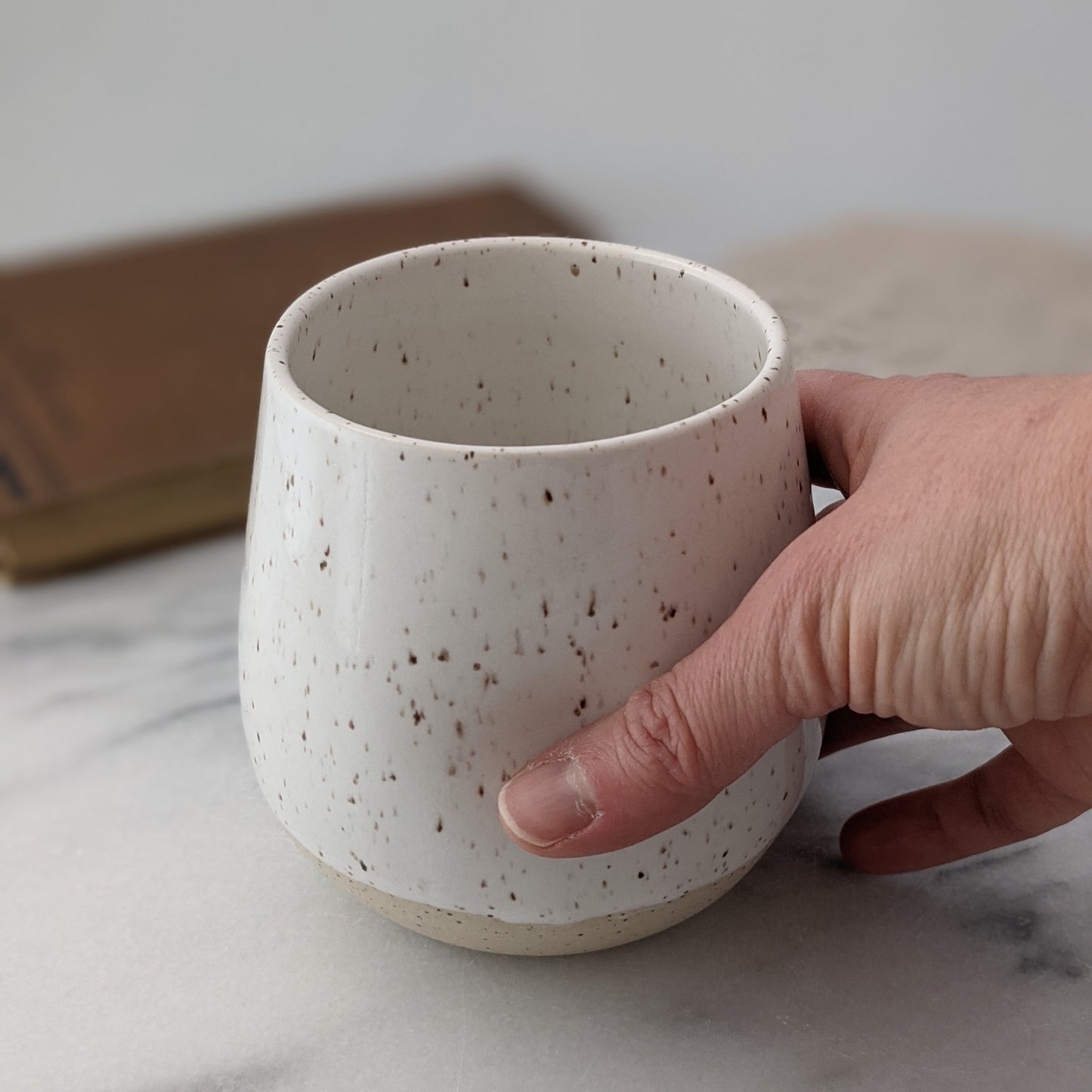 Dimple Cup Ceramic Mug