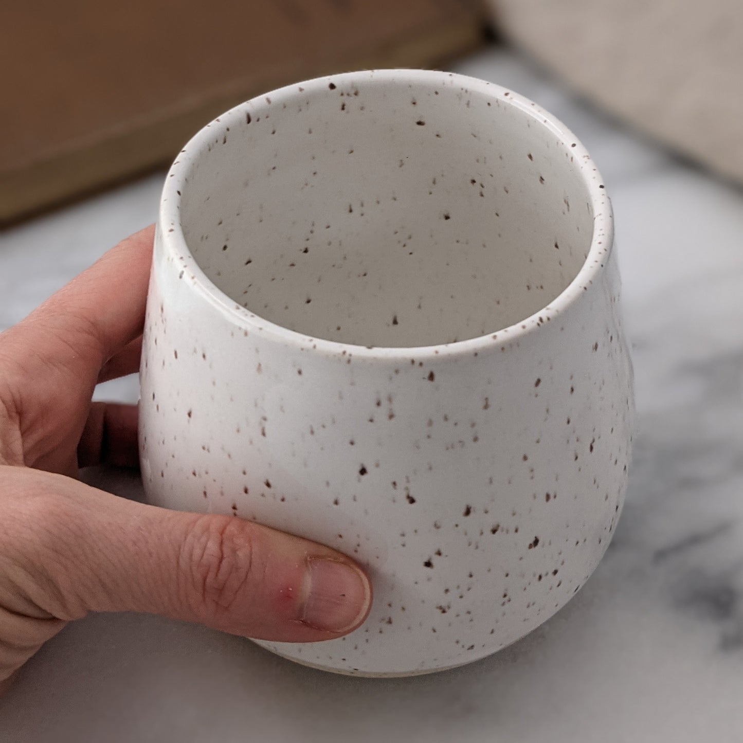 Dimple Cup Ceramic Mug