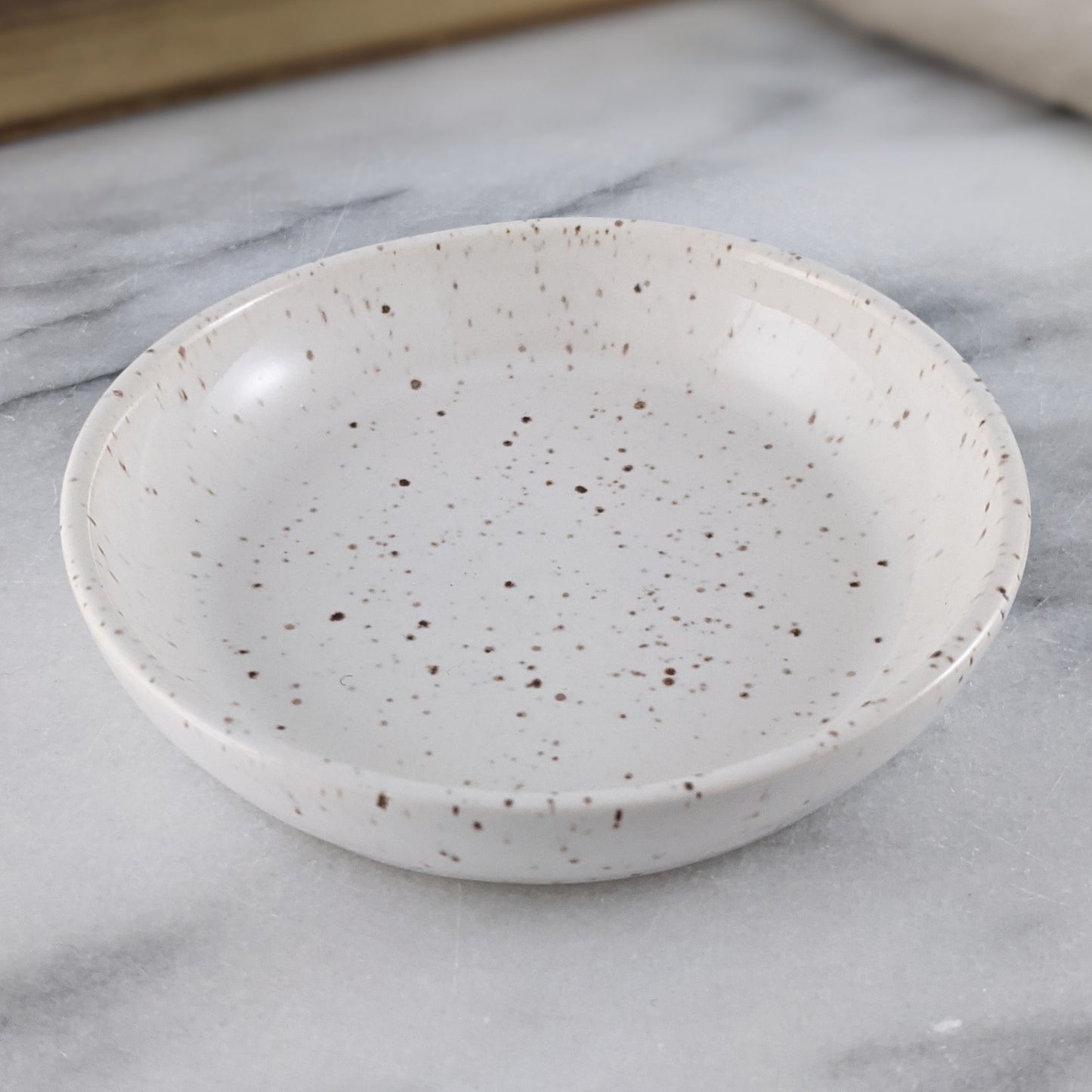 Evelyn White Ring Dish