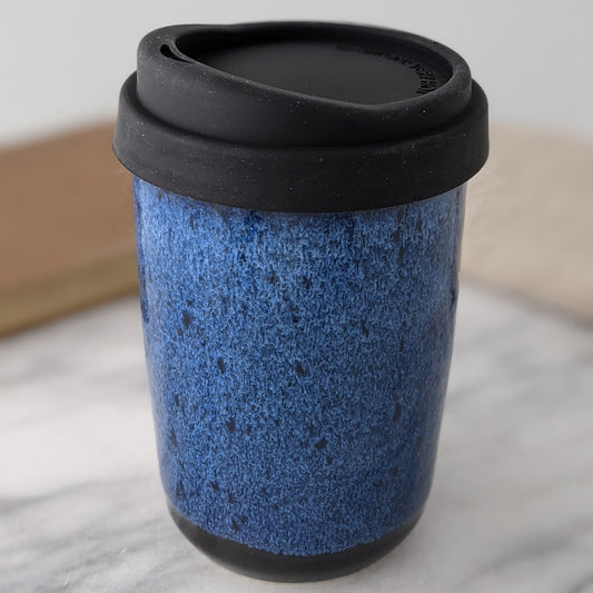 Blue & Black Travel Mug