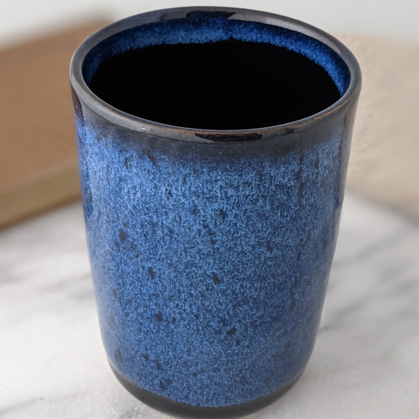 Blue & Black Travel Mug