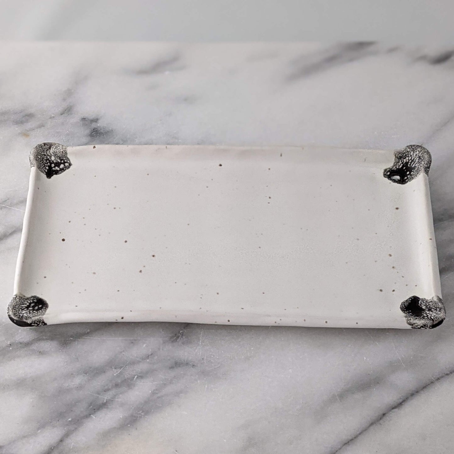 White & Black Tray