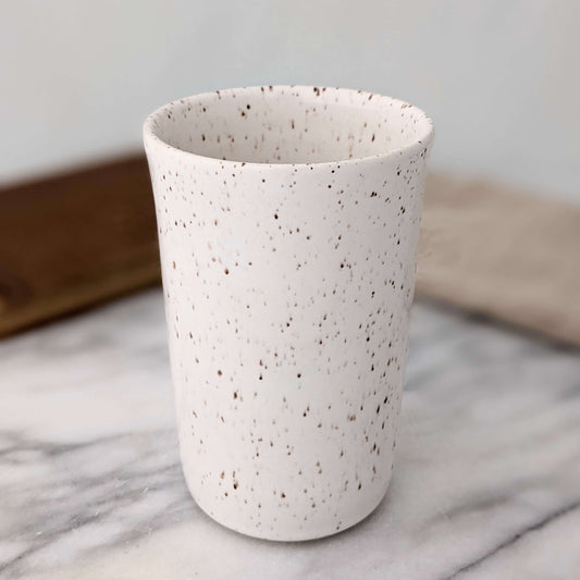 Speckled White Cup