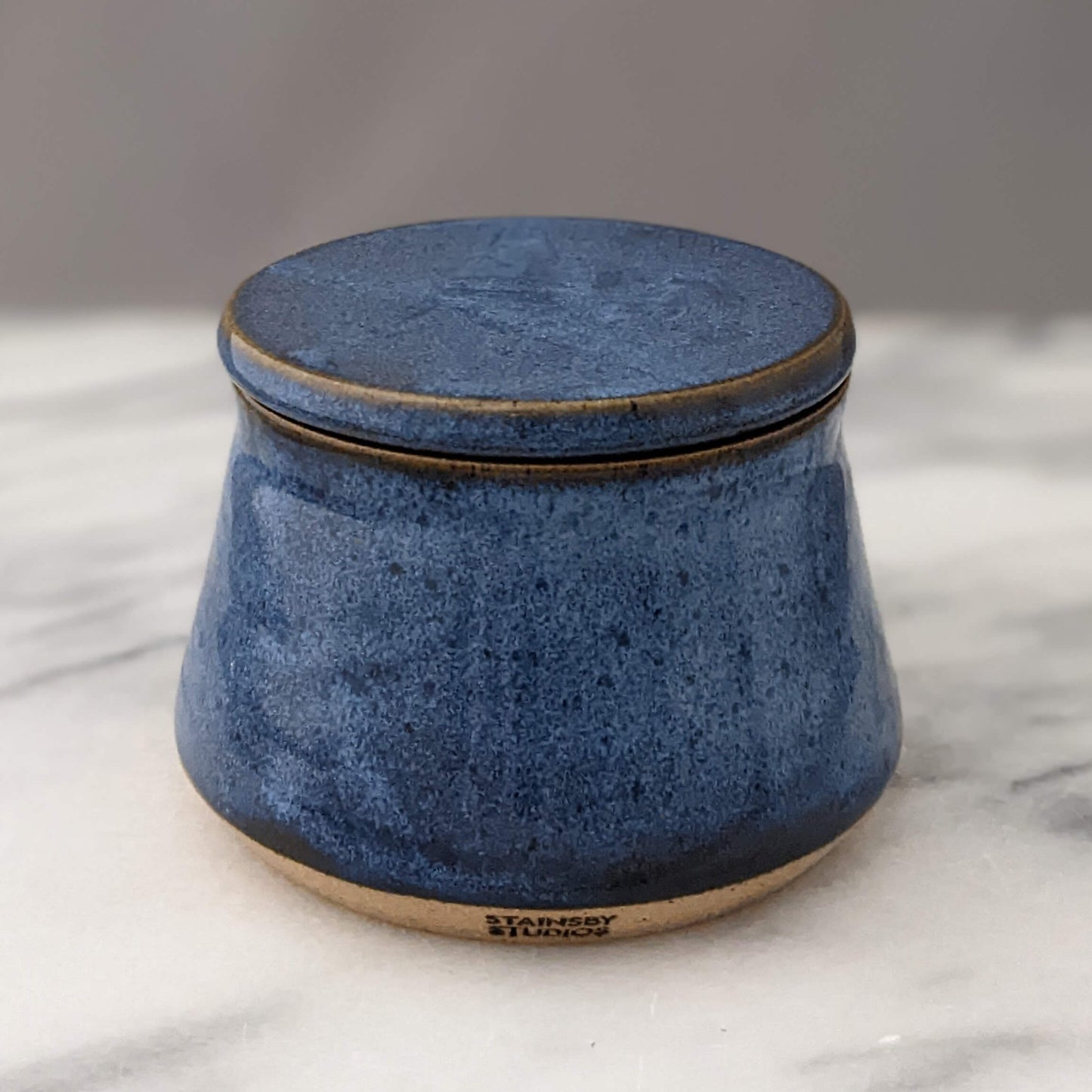 Blue Ceramic Jar