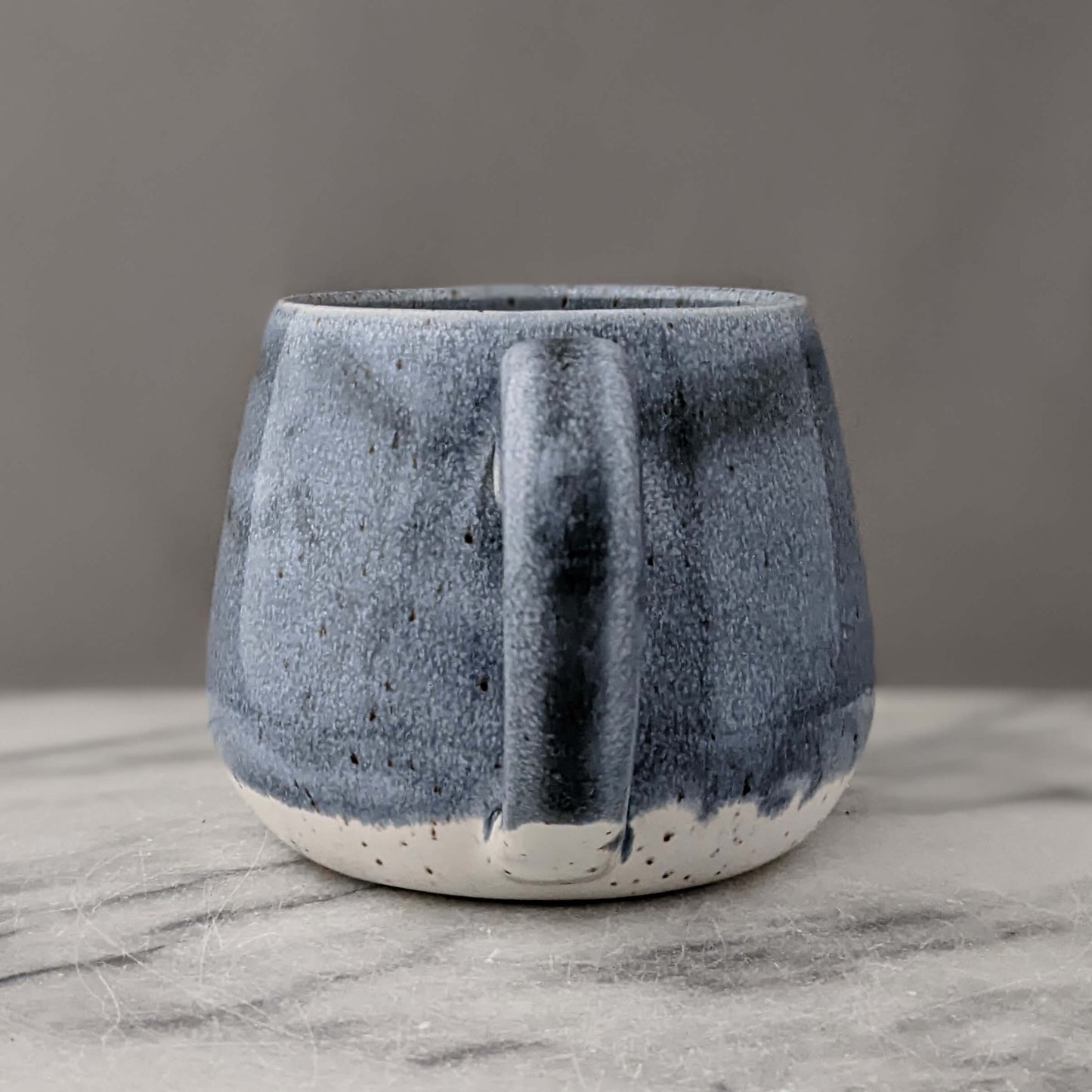 Moody Blue & White Ceramic Mug