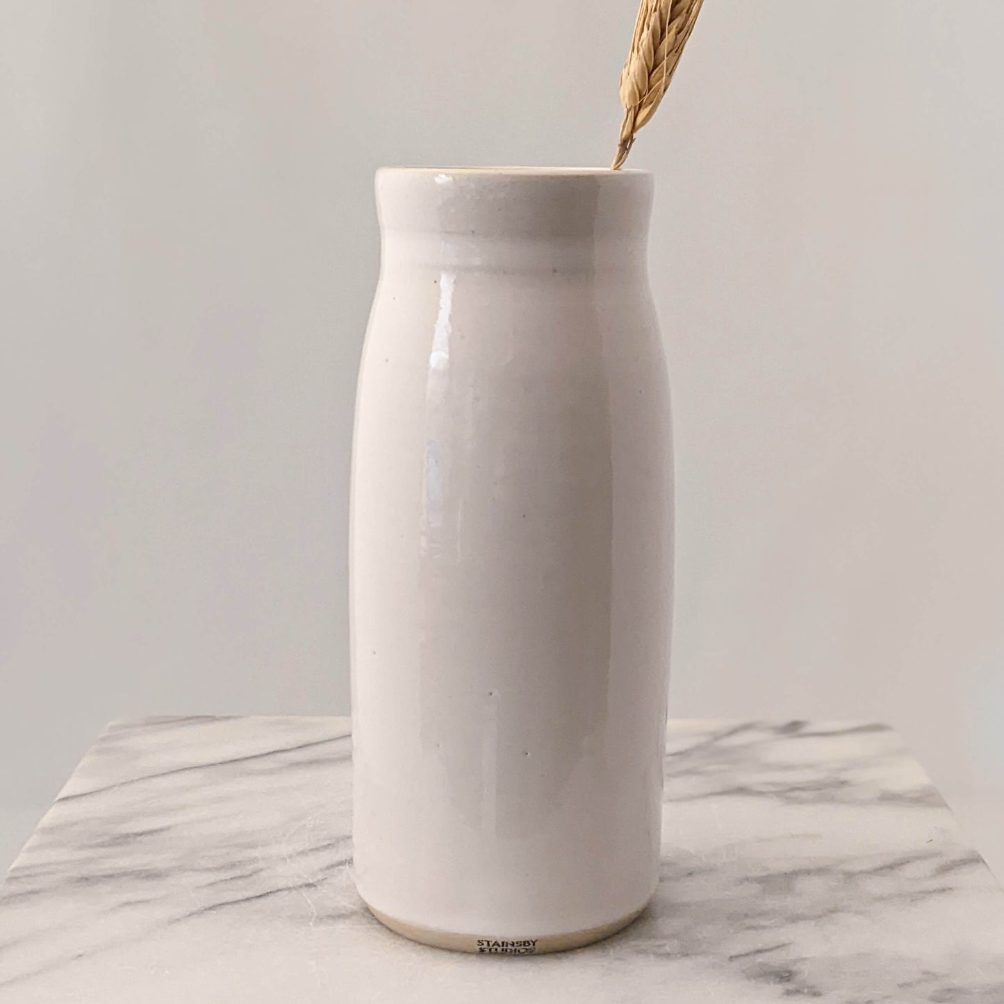 Milk Jug White Vase