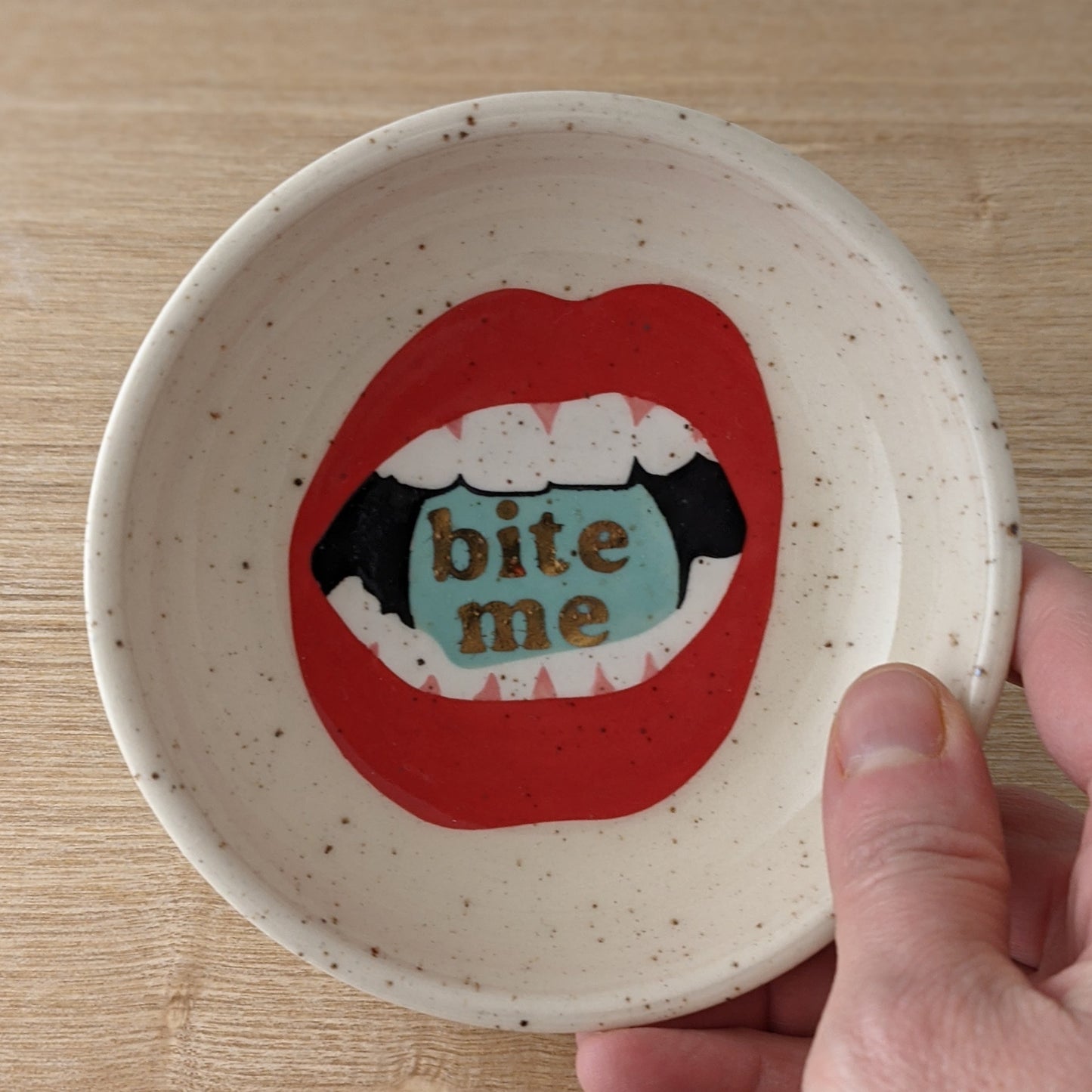 Bite Me Ring Dish